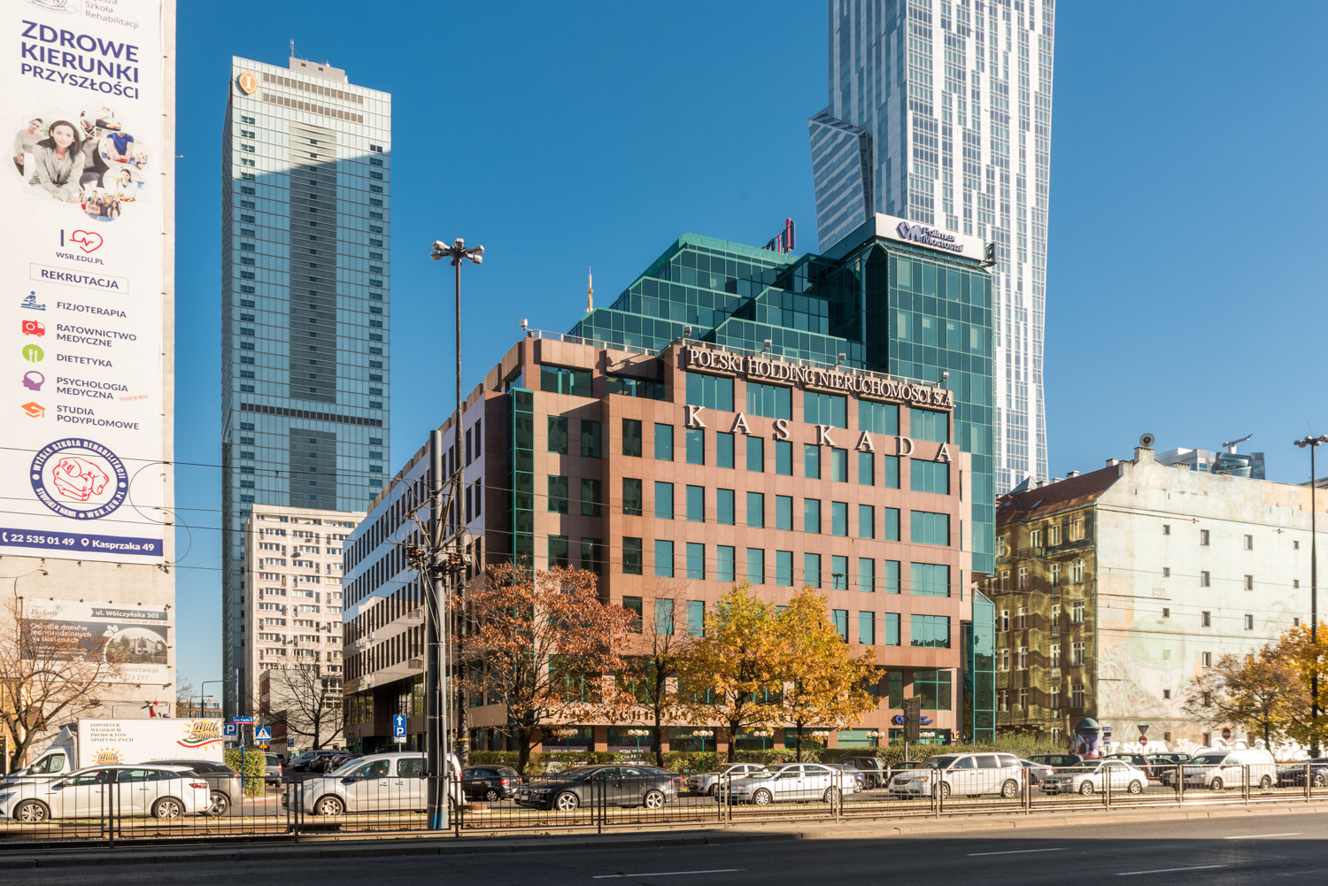 Zdjęcie architektury budynku Centrum Bankowo-Biurowe Kaskada
